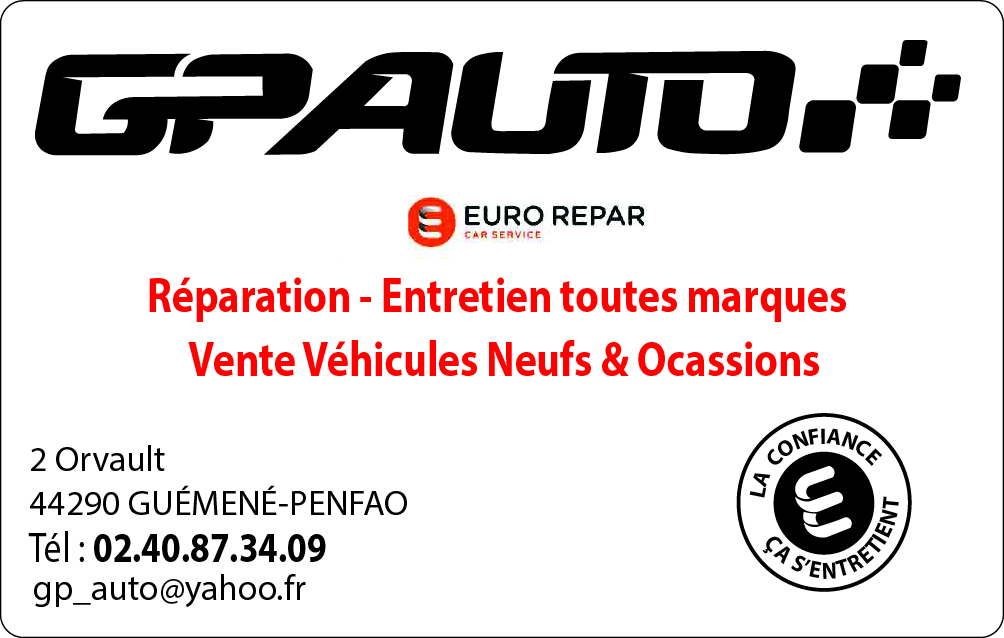 Carte de visite coin arrondi GP Auto